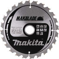 Makita MAKBLADE Circular Saw Blade for Wood Cutting 216mm 24T 30mm
