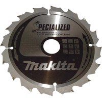 Makita SPECIALIZED Circular Saw Blade for Knot and Nail Cutting 185mm 16T 30mm
