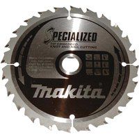 Makita SPECIALIZED Circular Saw Blade for Knot and Nail Cutting 165mm 24T 20mm