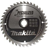 Makita SPECIALIZED Circular Saw Blade for Knot and Nail Cutting 165mm 40T 20mm