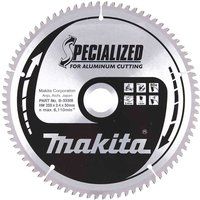 Makita SPECIALIZED Circular Saw Blade for Aluminium Cutting 250mm 80T 30mm