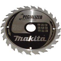 Makita SPECIALIZED Circular Plunge Saw Blade for Wood Cutting 190mm 24T 30mm
