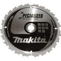 Makita SPECIALIZED Cordless Circular Saw Blade for Wood Cutting 180mm 24T 20mm