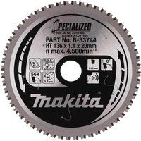 Makita B-33744 B-23086 136mm x 20mm x 56T Specialized Stainless Saw Blade