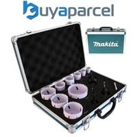 Makita D-47282 12 Piece Electrician Holesaw Kit, Silver, Large