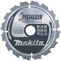 Makita B-42379 Specialized Tip Embedded Saw Blade 190x20x40T