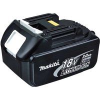 Makita BL1830B battery Li-Ion 3.0Ah 18Volt with Charge Indicator-1975995, black