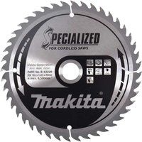 Makita SPECIALIZED Cordless Circular Saw Blade for Wood Cutting 165mm 44T 20mm