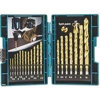 Makita D-67527 19 Piece Hss-Tin Metal Bit Set