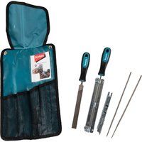 Makita D-72160 4.5mm Sharpening Set in a Roll-Up Pouch