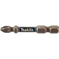 Makita Impact Premier Double Torsion Pozi Screwdriver Bits PZ2 50mm Pack of 10