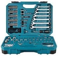 Makita E-06616 120 Piece Maintenance Set Blue/Black