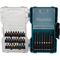 Makita E-07060 30 PC Black Colour Coded Drill Bit Set Pz Tx + 19mm + 17mm Socket