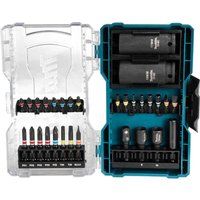 Makita E-07060 30 PC Black Colour Coded Drill Bit Set Pz Tx + 19mm + 17mm Socket