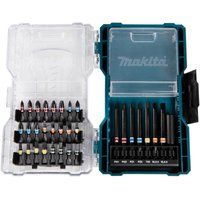 Makita E-07076 32 PC Black Colour Coded Screwdriver Drill Bit Set Clear Case