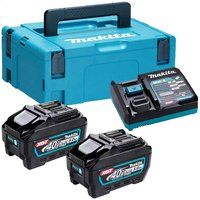 Makita 191V42-8 40v Max XGT Cordless 2 Battery 5ah and Charger Kit 5ah