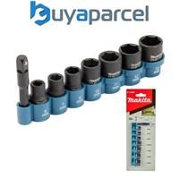 Makita E-12289 8 Piece Impact Socket Set ¼” Sq