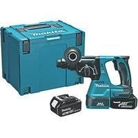 Makita DHR242RFJ 3.9kg 18V 2 x 3.0Ah Li-Ion LXT Brushless Cordless SDS Rotary Hammer Drill (625KG)