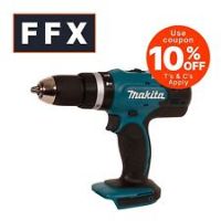 Makita DHP453ZW LXT 18v Cordless White Combi Drill Driver Body Only