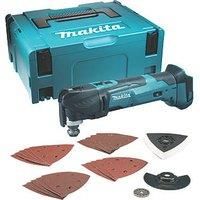 Makita DTM51ZJX7 18V Li-Ion LXT Multi-Tool Kit Complete with Accessories Supplied in A Makpac Case - Batteries and Charger Not Included