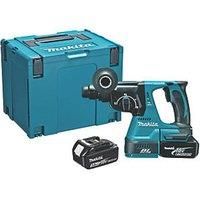 Makita 18v LXT SDS+ Rotary Hammer Drill 24mm Complete Battery Kit DHR242RTJ