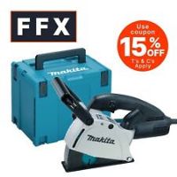 Makita SG1251J 240v 125mm Wall Chaser with 2 x Diamond Discs and in MakPac 4
