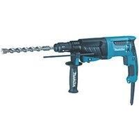 Makita HR2630T 240 V SDS Plus 3-Mode Rotary Hammer Drill with Quick Change Chuck in a Carry Case