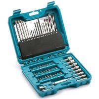 Makita E-11829 60 Piece PRO Drill Bit Set Masonry HSS Drill Nut Driver Socket
