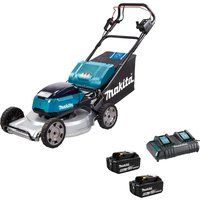 Makita DLM533PG2 18Vx2 2x6.0Ah LXT 530mm Brushless Lawn Mower Kit