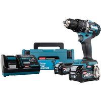 Makita HP002GD202 40V Max XGT Brushless Combi Drill with 2 x 2.5Ah Batteries