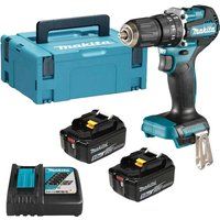 Makita Makita 18V Lxt Brushless Combi Drill With 2 X 5Ah Batteries, Fast Charger & Makpac Type 2 Carry Case