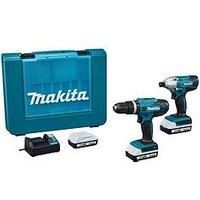 Makita DK18922A 18V 2 x 2.0Ah G-Series Cordless Combi Drill & Impact Driver