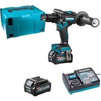 Makita HP001GD202 40v Max XGT Brushless Combi Drill With 2 x 2.5Ah Batteries