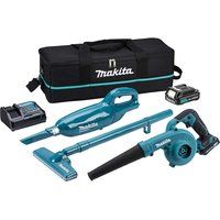 Makita CLX247SAX1 12v Max CXT Cordless Vacuum Cleaner and Blower Kit 1 x 2ah Li-ion Charger Bag