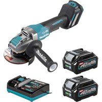Makita GA043G 40v Max XGT Cordless Brushless X LOCK Angle Grinder 115mm 2 x 2.5ah Li-ion Charger No Case