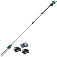 Makita  UA004GD203 40V 2x2.5Ah 300mm XGT BL Telescopic Pole Saw Kit Battery Inc