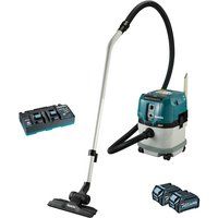 Makita VC004GLD22-RB1X2 Twin 40v Max XGT Brushless L Class HEPA Dust Extractor (