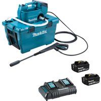 Makita DHW080 Twin 18v LXT Cordless Brushless Pressure Washer 2 x 6ah Li-ion Charger