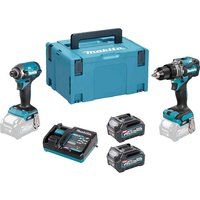 Makita DK0176G205-RAJ1X2 40v Max XGT Brushless Twin Pack (1x2Ah)