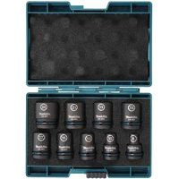 Makita 9 Piece 1/2" Drive Hexagon Impact Socket Set 1/2"