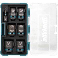 Makita E-16592 7 Piece Impact Black Socket Set
