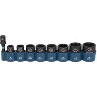 Makita E-16639 9 Piece Impact Black Socket Set