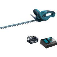 Makita DUH523RT 18v LXT 52cm/20.5" Cordless Hedge Trimmer Inc 1x 5.0Ah Battery
