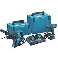 Makita DLX2137PTJ 18V 4 x 5.0Ah Li-Ion LXT Cordless Twin Pack (355XJ)