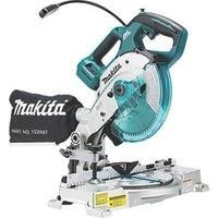 Makita DLS600Z 18V Li-ion LXT 165mm Brushless Mitre Saw – No Batteries Included, 680 W, 18 V, Blue, 165 mm