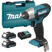 Makita TW140DWAE 12V 3/8in CXT Impact Wrench (2 x 2.0Ah Li-ion)