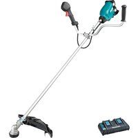 Makita Makita DUR369APG2 LXT 18V Brushless Bike Handle Line Cutter 430mm with 2 x 6Ah Batteries and DC18RD Twin Port Charger