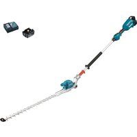 Makita DUN500WRTE 18V Li-ion LXT Brushless Pole Hedge Trimmer Complete with 2 x 5.0 Ah Batteries and Charger