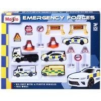 Maisto FRESH METAL EMERGENCY FORCE Playset with Die-cast Vehicles, Multiple Colours