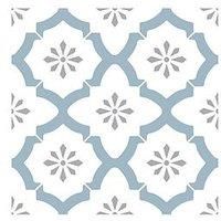 WallPops Bathroom/Kitchen Peel & Stick Floor Tiles Vinyl 10pk 12" x 12"